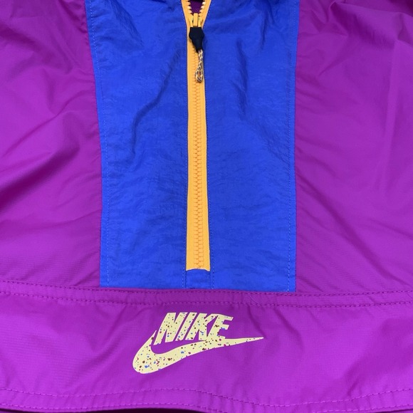 Nike Sportswear Icon Clash Fire Pink Windbreaker Oversized Convertible Womens XS - Picture 6 of 12